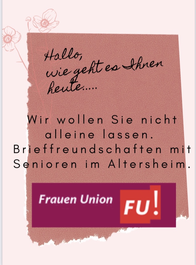 FU-Logo Brieffreundschaften Sie