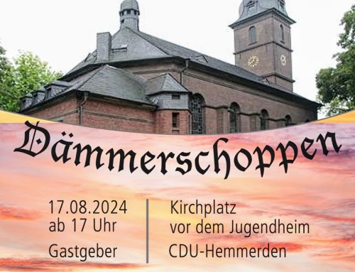 CDU Dämmerschoppen am 17.08.2024